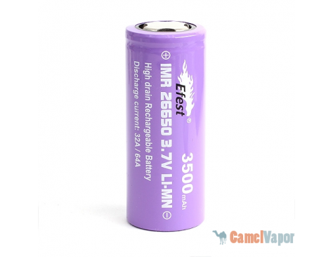 Efest IMR 26650 LiMn 3500mAh Battery - Flat Top - 32Amp