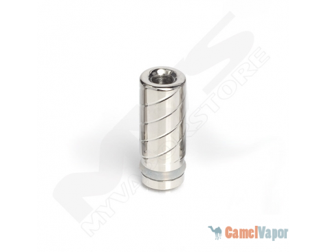 Swirly Stainless Drip Tip - 510/901/KR808